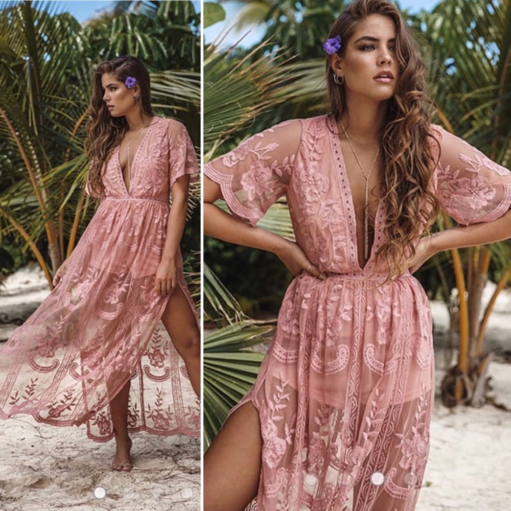 ღNWT Sexy Lace Maxi Dress/Romperღ